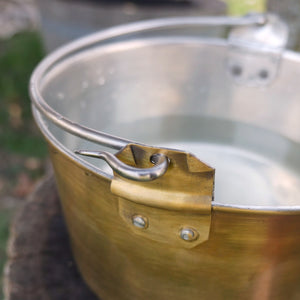 Half Gallon Brass Trade Kettle