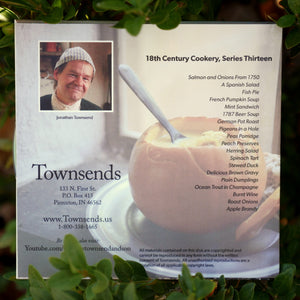 18th Cen. Cookery DVD Series 13