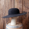 Fur Felt Hat Blank in Black - 7-3/4 - In Stock