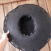 Fur Felt Hat Blank in Black - 7-3/4 - In Stock